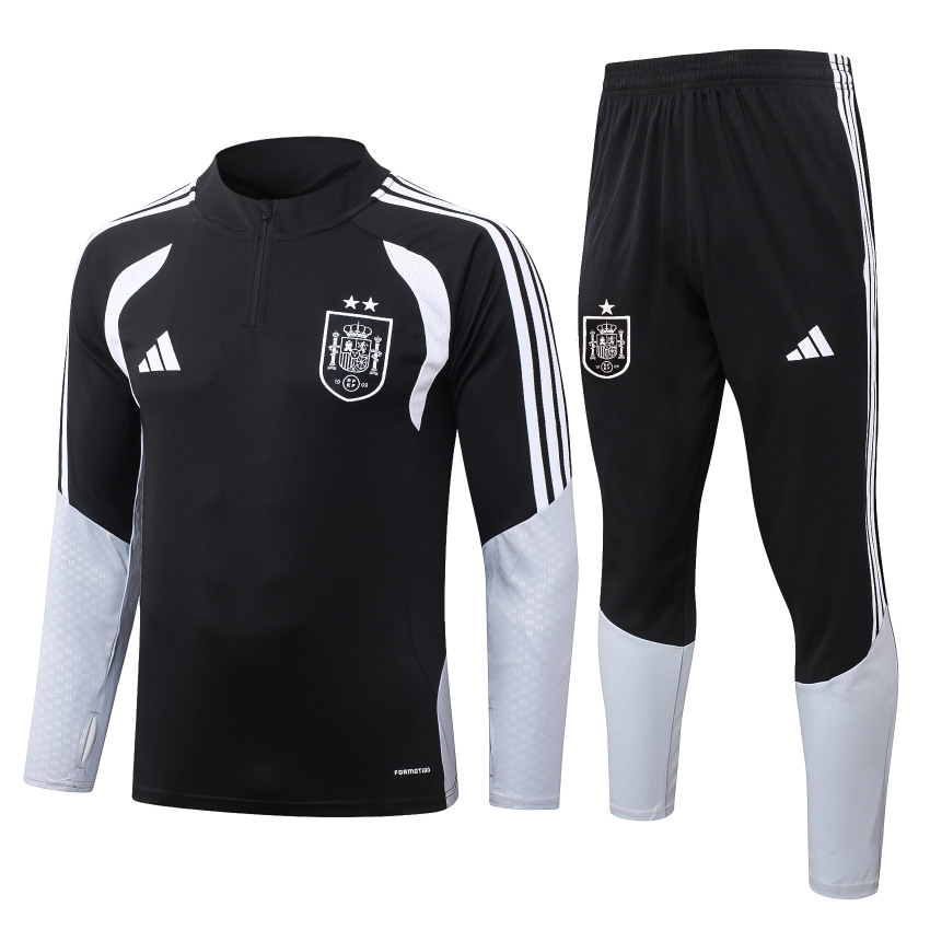 Survetement Espagne Training 2 Etoiles 2026 2027 Noir Nuit
