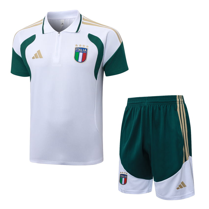 Survetement Italie Polo 2026 2027 Blanc