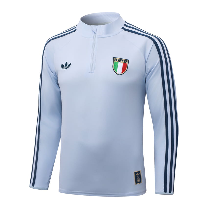 Survetement Italie Training 2026 2027 Blanc Cassé