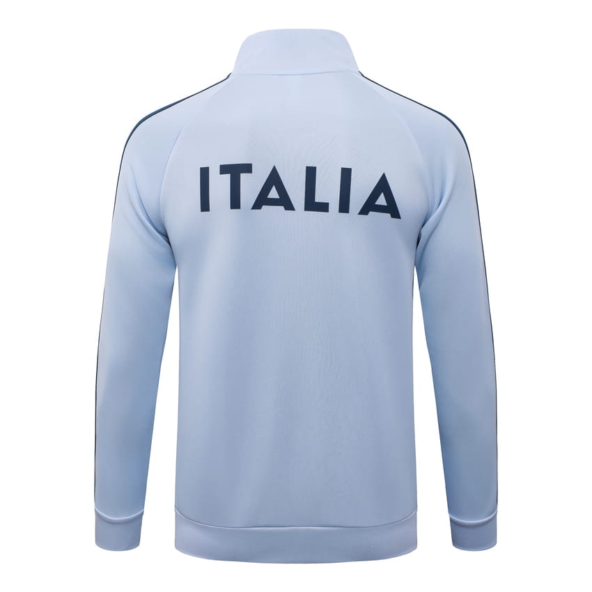 Survetement Italie Veste 2026 2027 Blanc Cassé