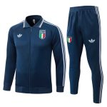 Survetement Italie Veste 2026 2027 Bleu Sombre