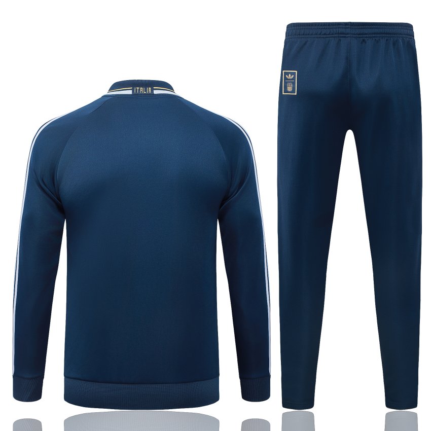 Survetement Italie Veste 2026 2027 Bleu Sombre