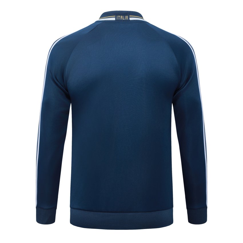 Survetement Italie Veste 2026 2027 Bleu Sombre