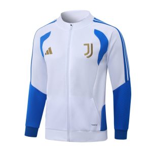 Giacca della tuta Juventus 2026-2027 bianca e blu