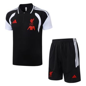 Survetement Liverpool Polo 2026 2027 Noir Blanc