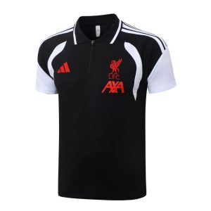 Survetement Liverpool Polo 2026 2027 Noir Blanc