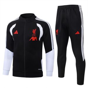 Survetement Liverpool Veste 2026 2027 Noir Blanc