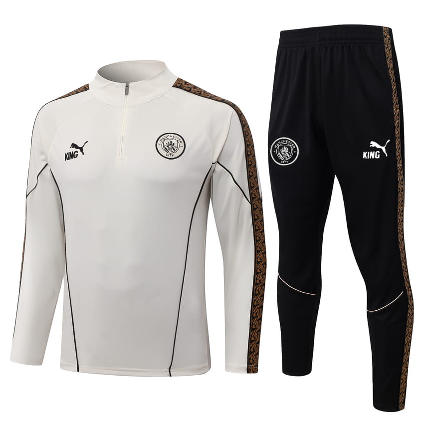 Survetement Manchester City Training 2026 2027 Blanc Creme
