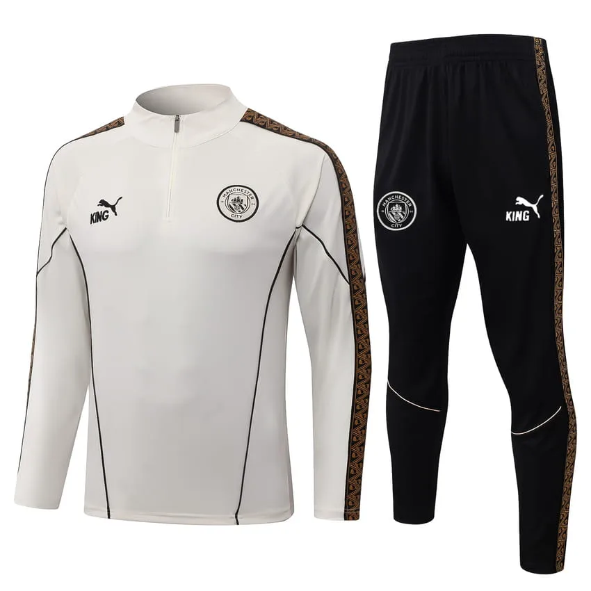 Manchester City Training Tracksuit 2026-2027 White Cream