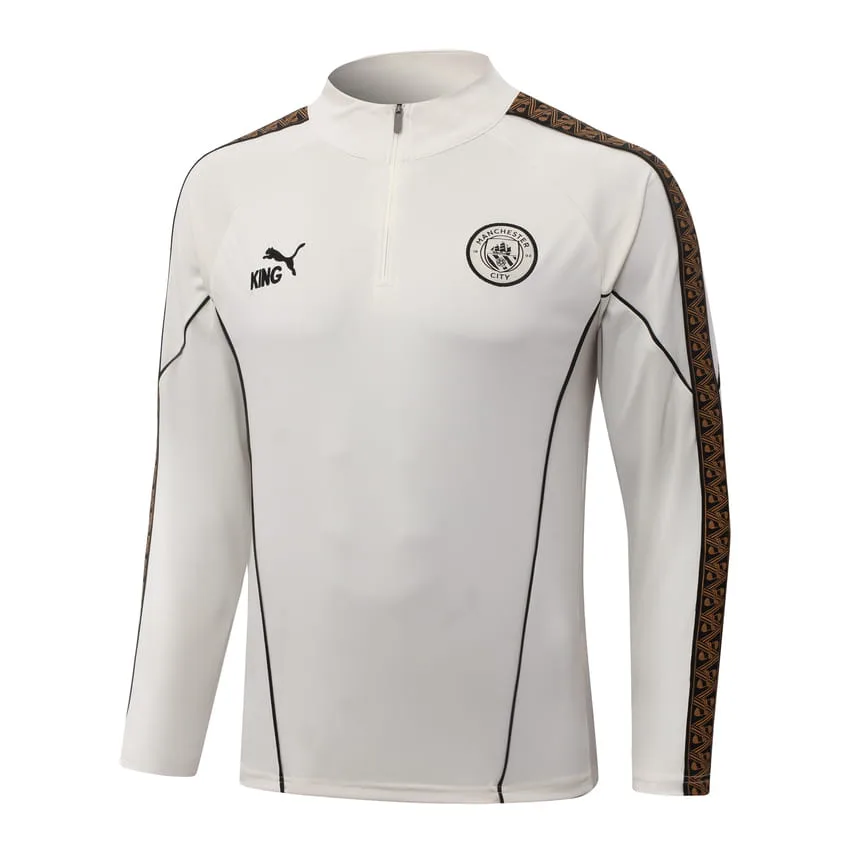 Manchester City Training Tracksuit 2026-2027 White Cream
