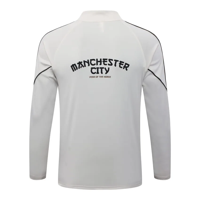 Manchester City Training Tracksuit 2026-2027 White Cream