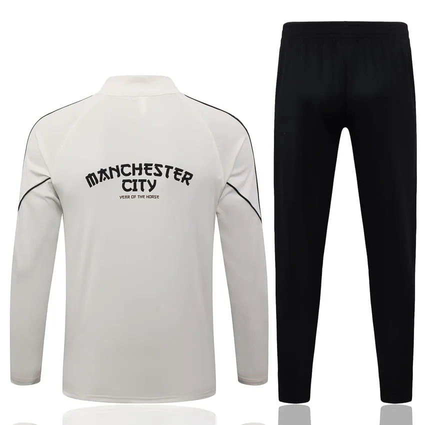 Manchester City Training Tracksuit 2026-2027 White Cream