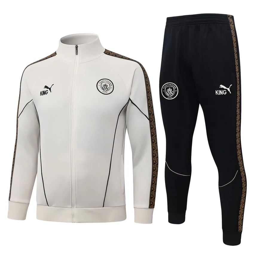 Manchester City Tracksuit Jacket 2026-2027 White Cream