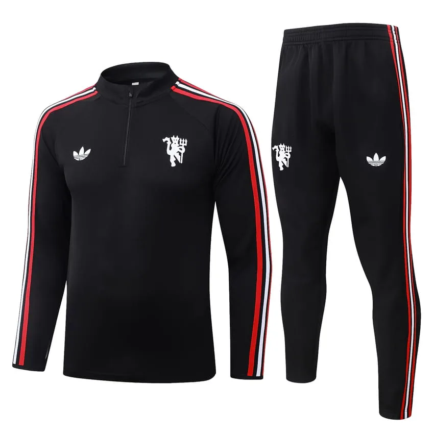 Tuta da allenamento del Manchester United 2026/2027, colore nero scuro