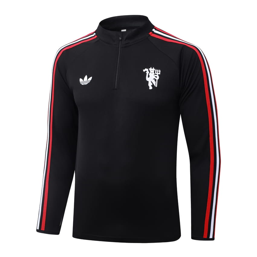 Survetement Manchester United Training 2026 2027 Noir Sombre