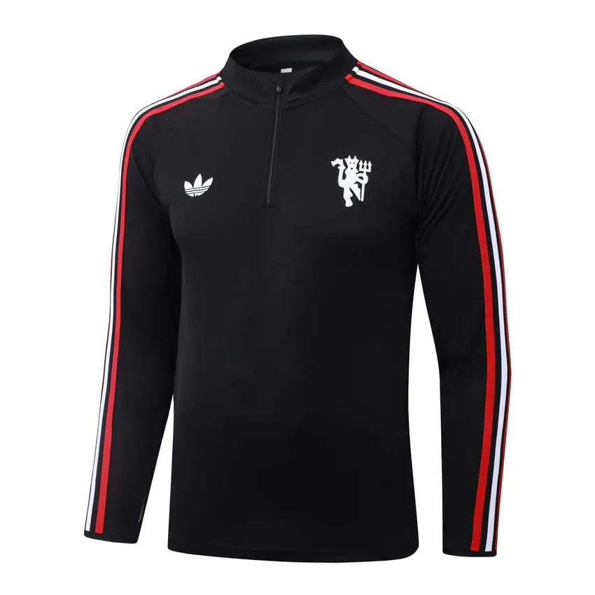Tuta da allenamento del Manchester United 2026/2027, colore nero scuro