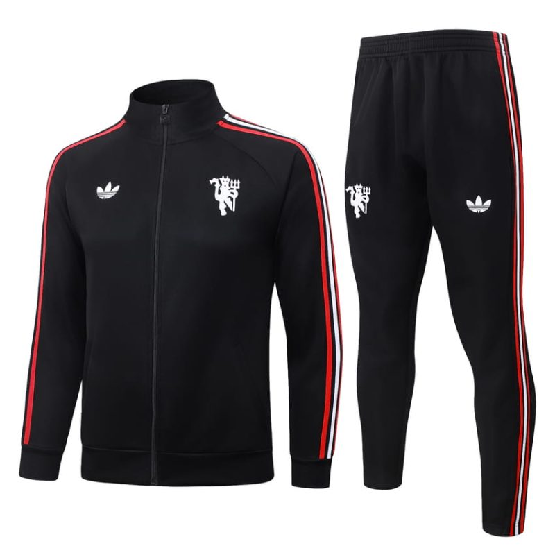 Survetement Manchester United Veste 2026 2027 Noir Sombre