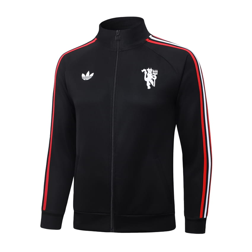Survetement Manchester United Veste 2026 2027 Noir Sombre (3)