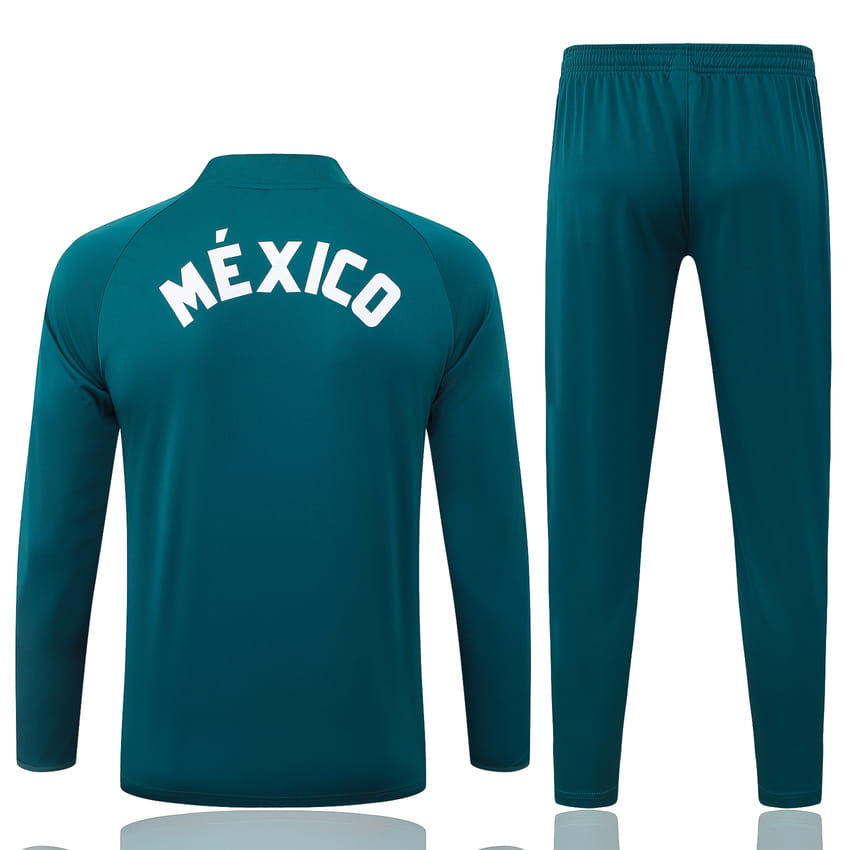 Survetement Mexique Training 2026 2027 Vert Foncé
