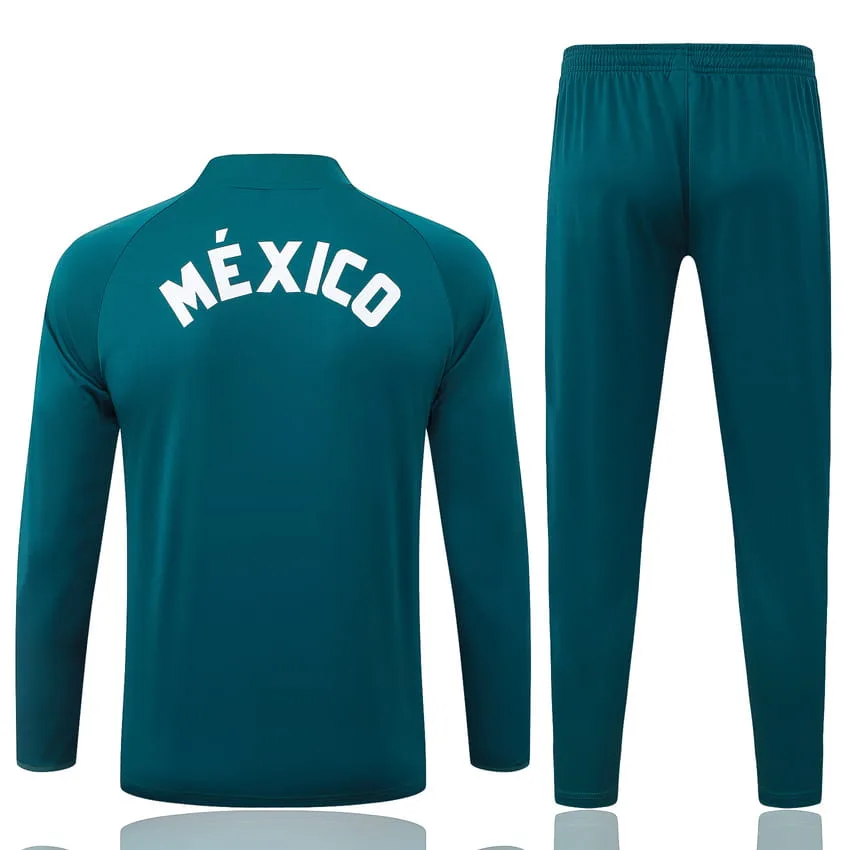 Survetement Mexique Training 2026 2027 Vert Foncé