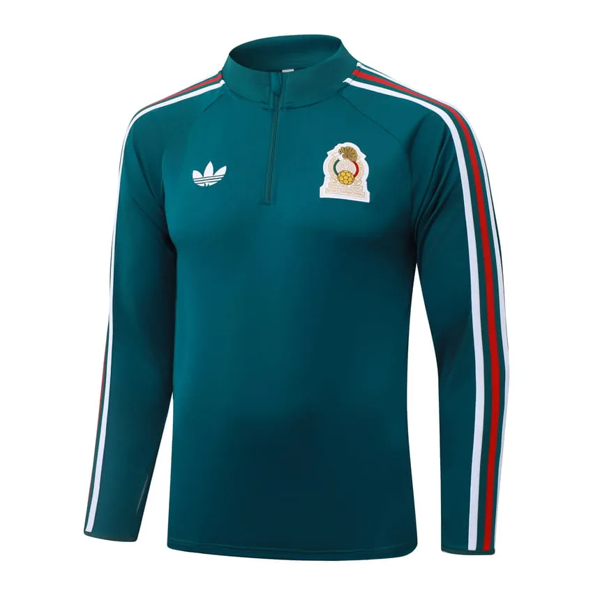 Survetement Mexique Training 2026 2027 Vert Foncé