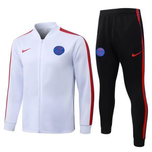 Survetement PSG Veste 2026 2027 Blanc Rouge