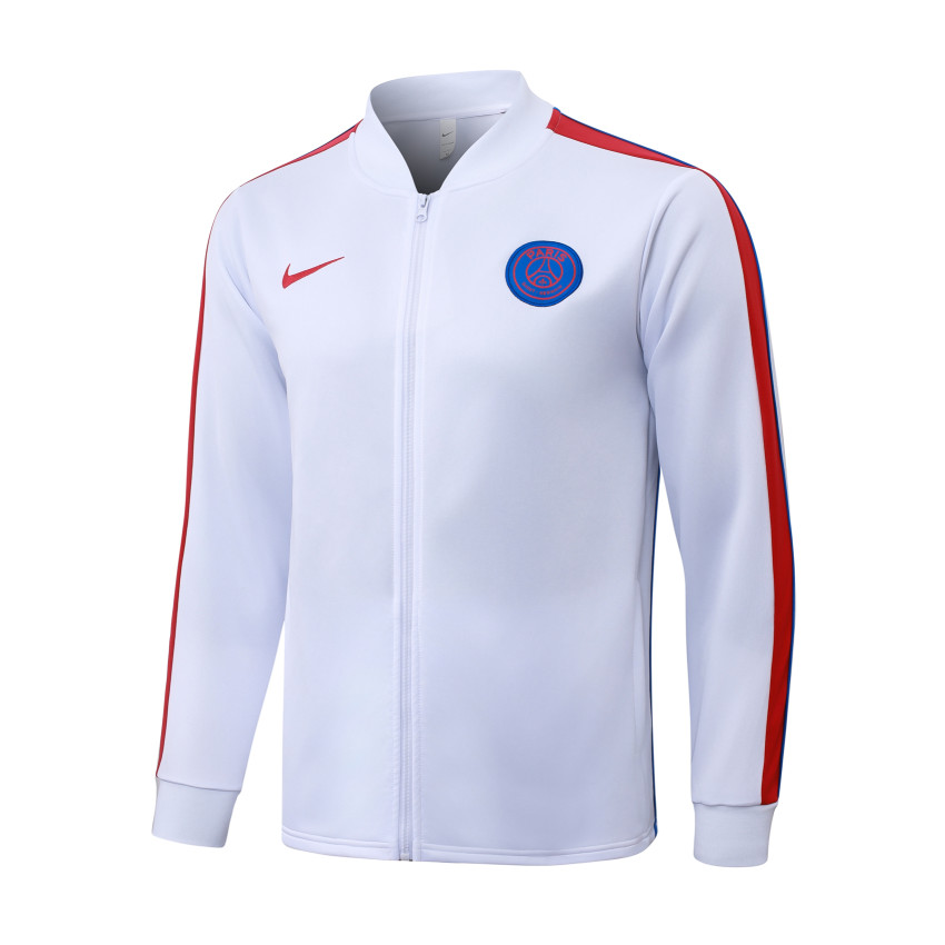 Survetement PSG Veste 2026 2027 Blanc Rouge
