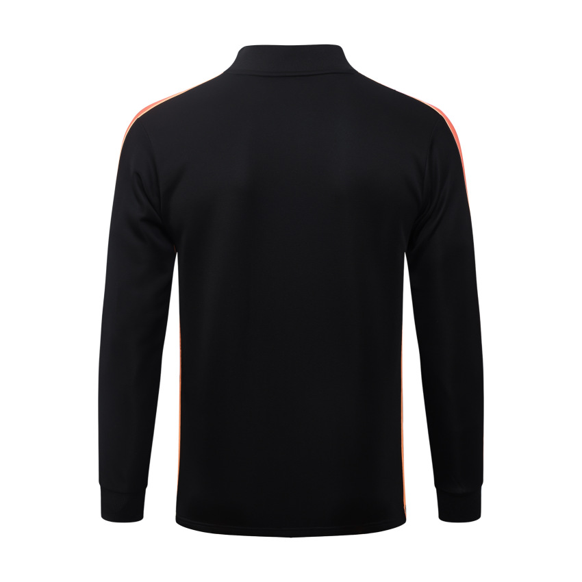 Survetement Pays Bas Veste 2026 2027 Noir Orange