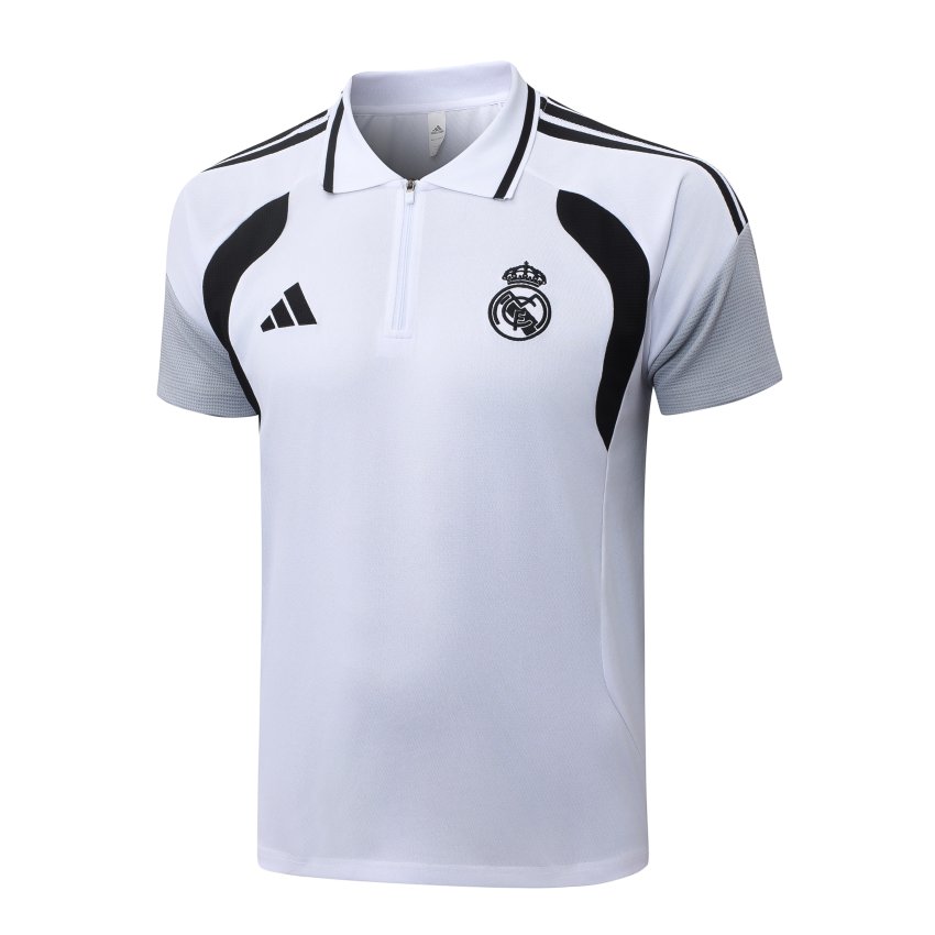Survetement Real Madrid Polo 2026 2027 Blanc Noir