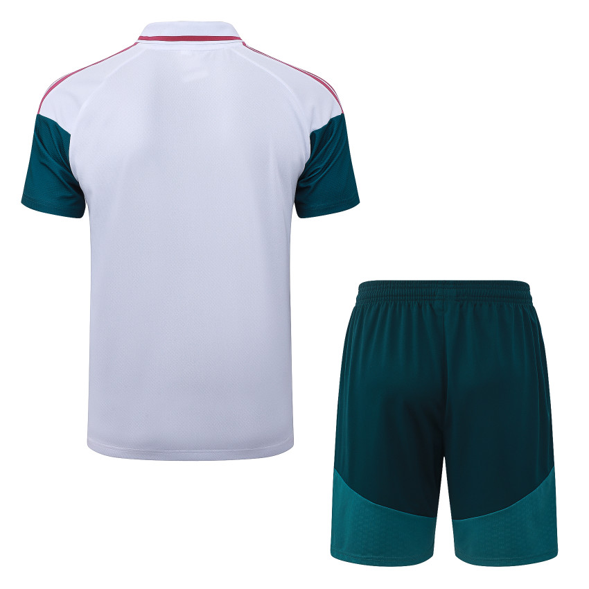 Survetement Real Madrid Polo 2026 2027 Blanc Rouge