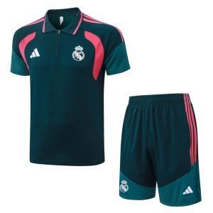 Survetement Real Madrid Polo 2026 2027 Bleu Pétrole
