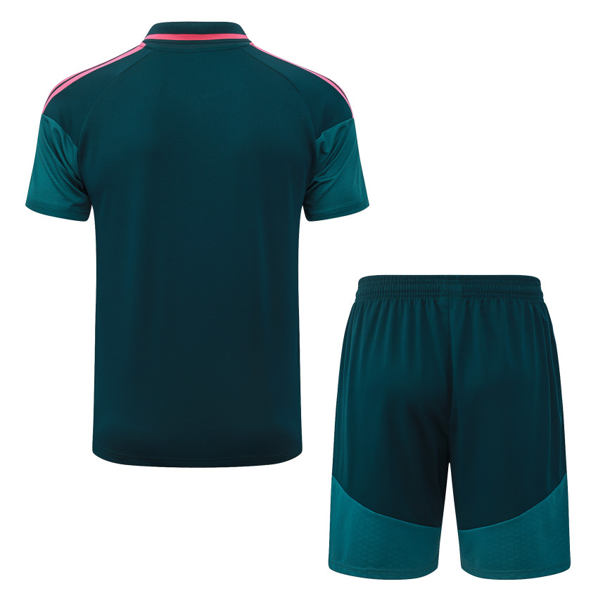 Survetement Real Madrid Polo 2026 2027 Bleu Pétrole