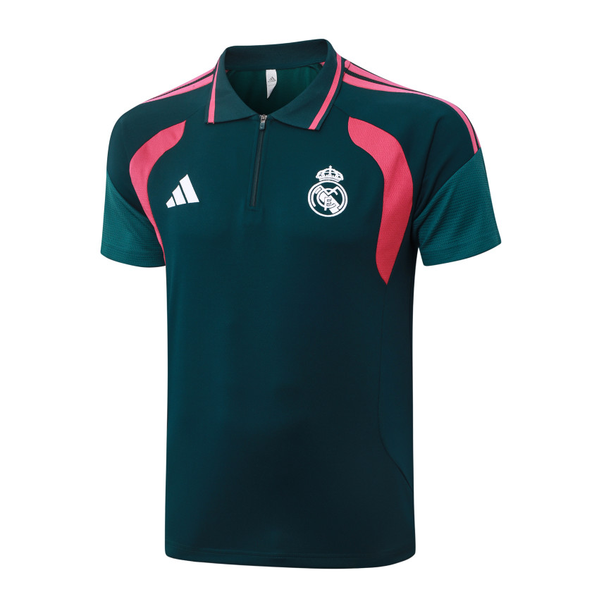 Survetement Real Madrid Polo 2026 2027 Bleu Pétrole