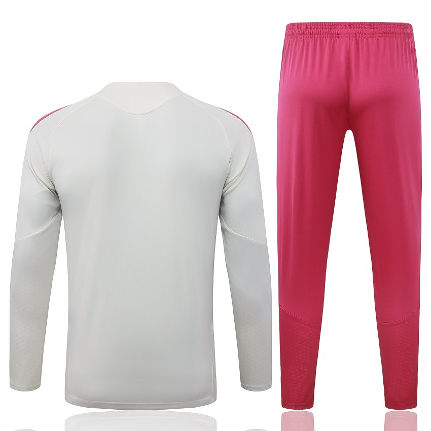 Survetement Real Madrid Training 2026 2027 Beige Rouge