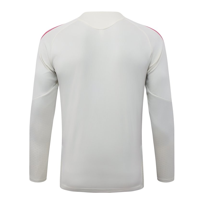Survetement Real Madrid Training 2026 2027 Beige Rouge