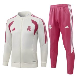 Survetement Real Madrid Veste 2026 2027 Beige Rouge