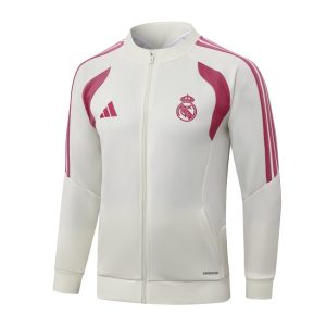Survetement Real Madrid Veste 2026 2027 Beige Rouge