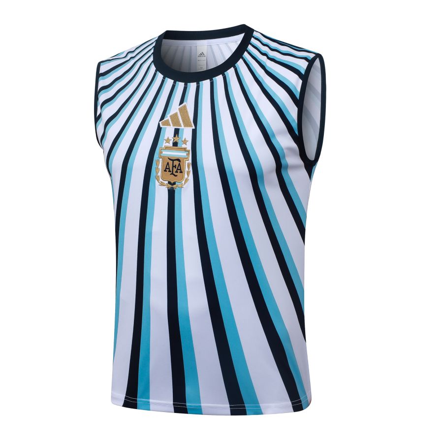 Debardeur Short Argentine 2026 2027 Bleu Ciel Rayé (4)