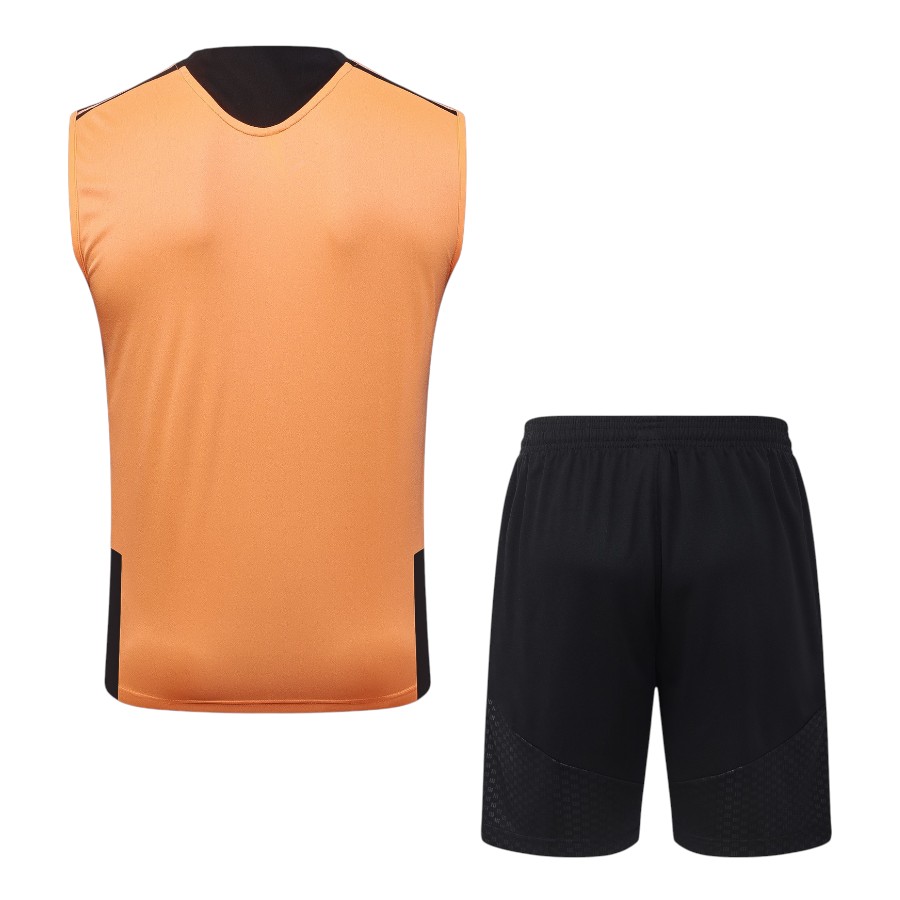 Debardeur Short Arsenal 2026 2027 Noir Orange (4)