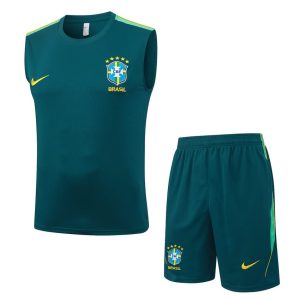 Debardeur Short Bresil 2026 2027 Vert Foncé