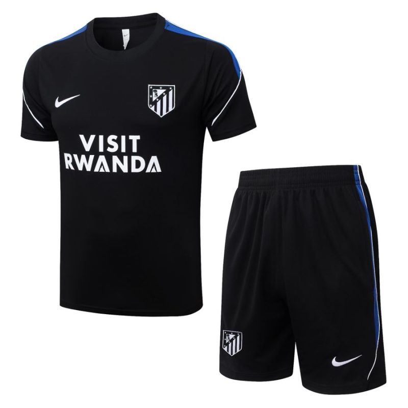 Ensemble Maillot Short Atletico Madrid 2026 2027 Noir