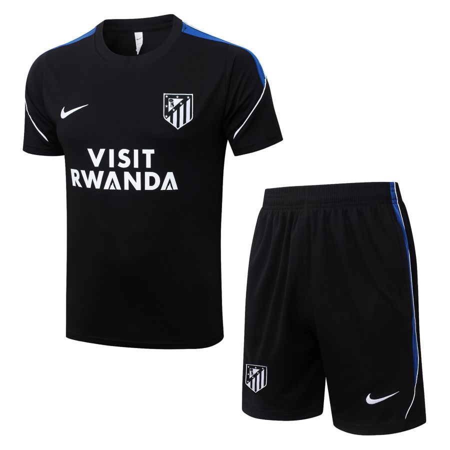 Ensemble Maillot Short Atletico Madrid 2026 2027 Noir