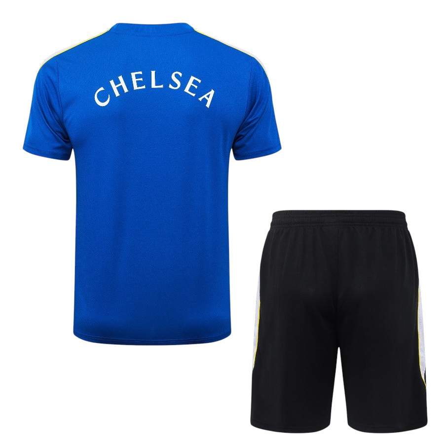 Ensemble Maillot Short Chelsea 2026 2027 Bleu Foncé (6)