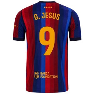 Maillot Barca Domicile 2026 2027 Jesus