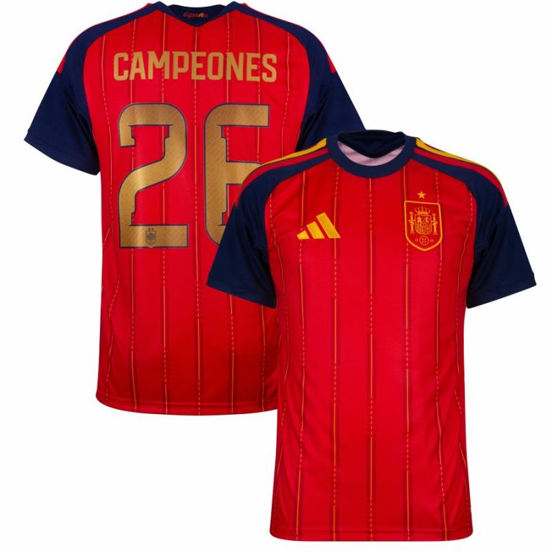 Maillot Espagne Domicile 2026 2027 Campeones (1)