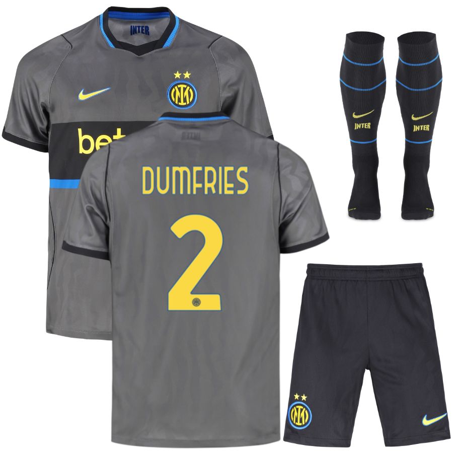 Maillot Inter Milan Kit Enfant Third 2026 2027 Dumfries