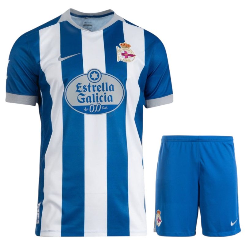 Maillot Kit Enfant Deportivo La Corogne Domicile 2026 2027 (1)
