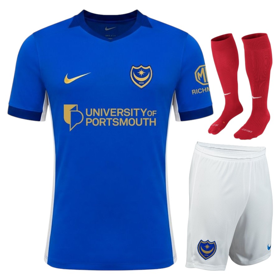 Maillot Kit Enfant Portsmouth Domicile 2026 2027