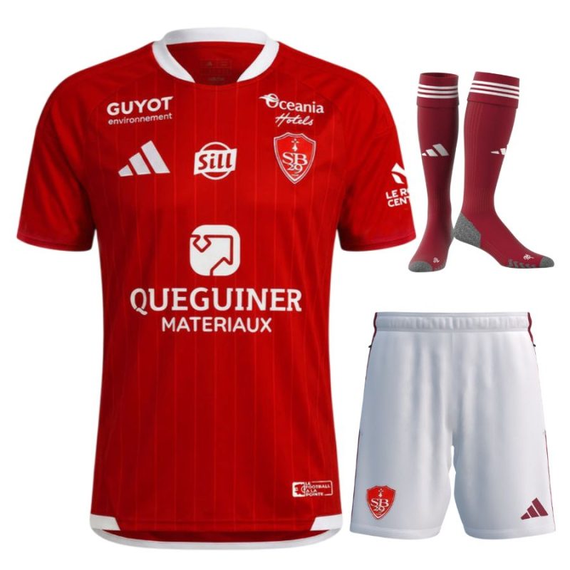 Maillot Kit Enfant Stade Brestois Domicile 2026 2027