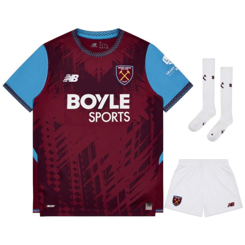 Maillot Kit Enfant West Ham Domicile 2026 2027